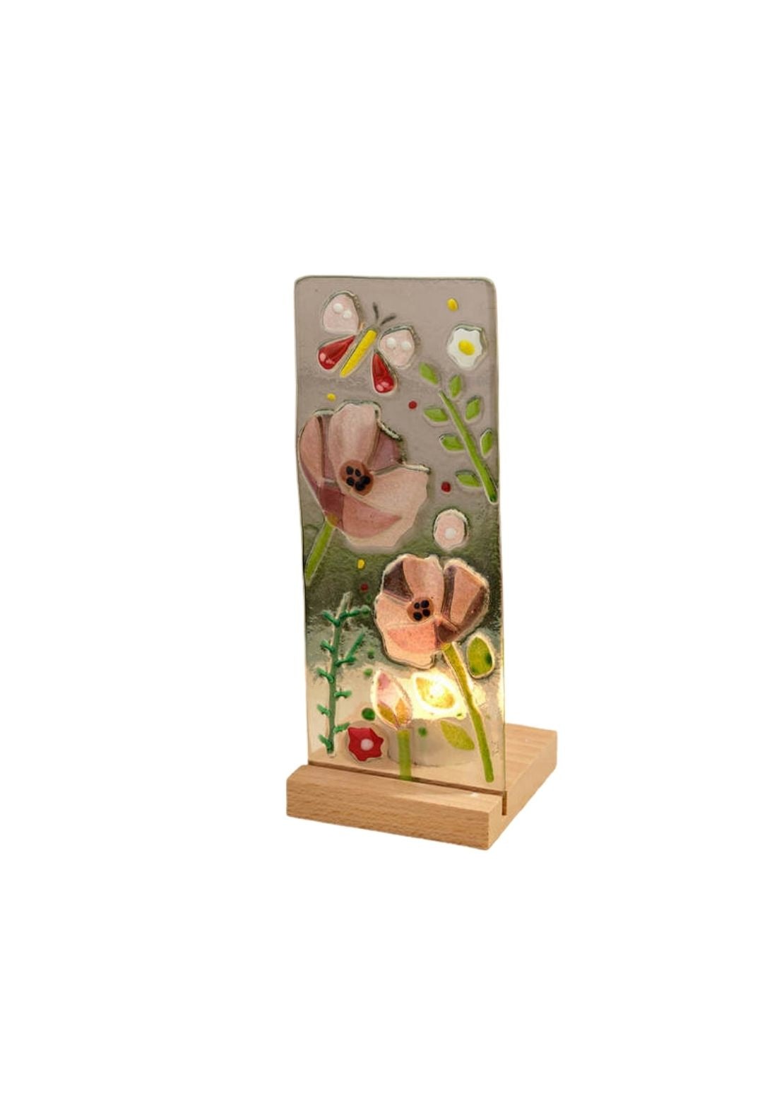 The Home Collection Lilac Flowers Tealight Holder - Multi 2 Shaws Department Stores