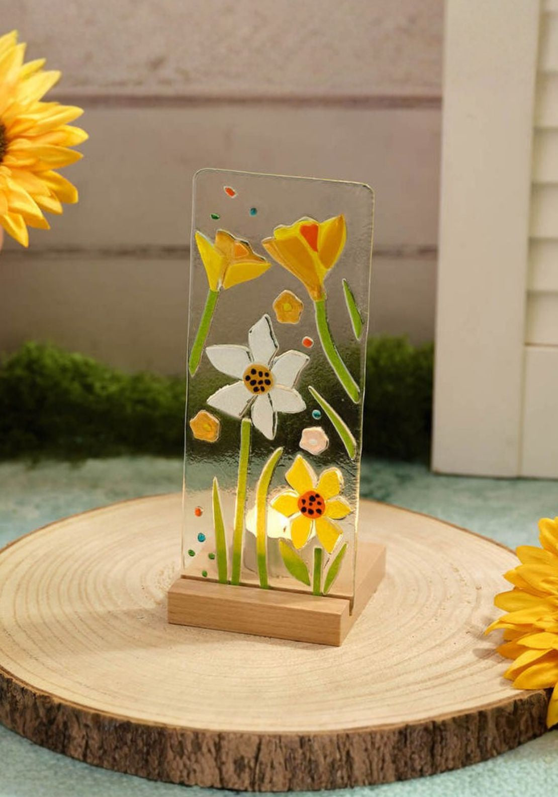 The Home Collection Daffodil Tealight Holder - Multi 1 Shaws Department Stores