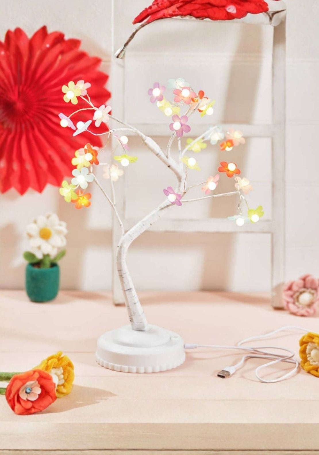 The Home Collection Floral Light LED Tree - Multi 1 Shaws Department Stores