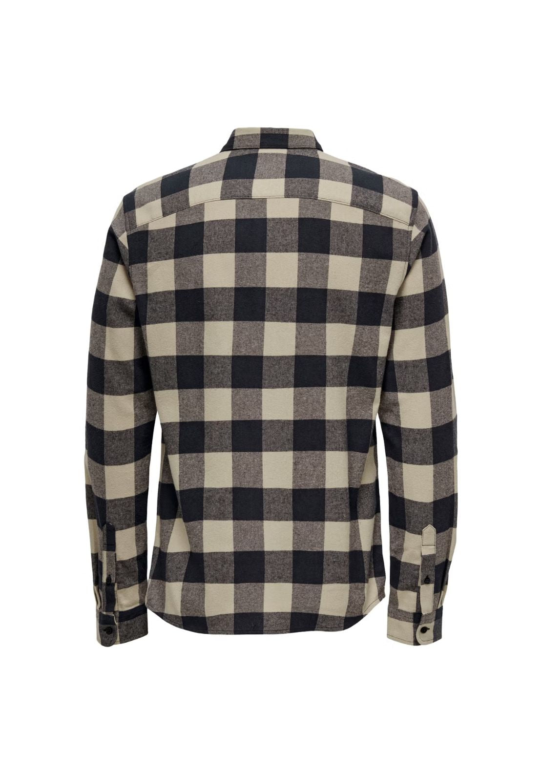 Only &amp; Sons Onsgudmund Check Shirt - Blue 4 Shaws Department Stores