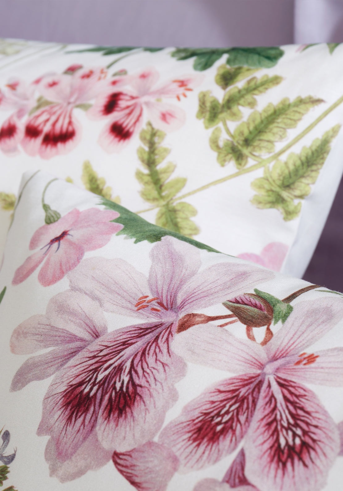 Rhs Serenity Garden Reversible Cotton Duvet Cover Set - Purple 5 Shaws Department Stores