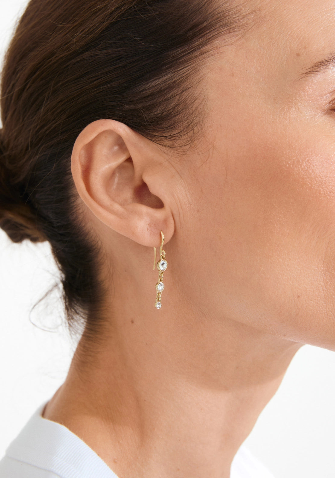 Lucia Crystal Earrings - Gold Plated