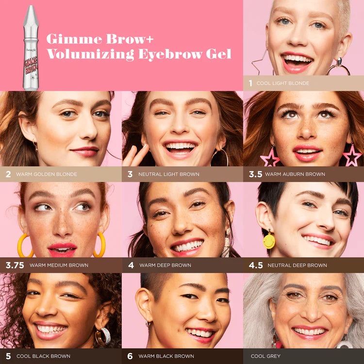 Benefit Gimme Brow+ Mini Tinted Volumizing Eyebrow Gel 5 Shaws Department Stores