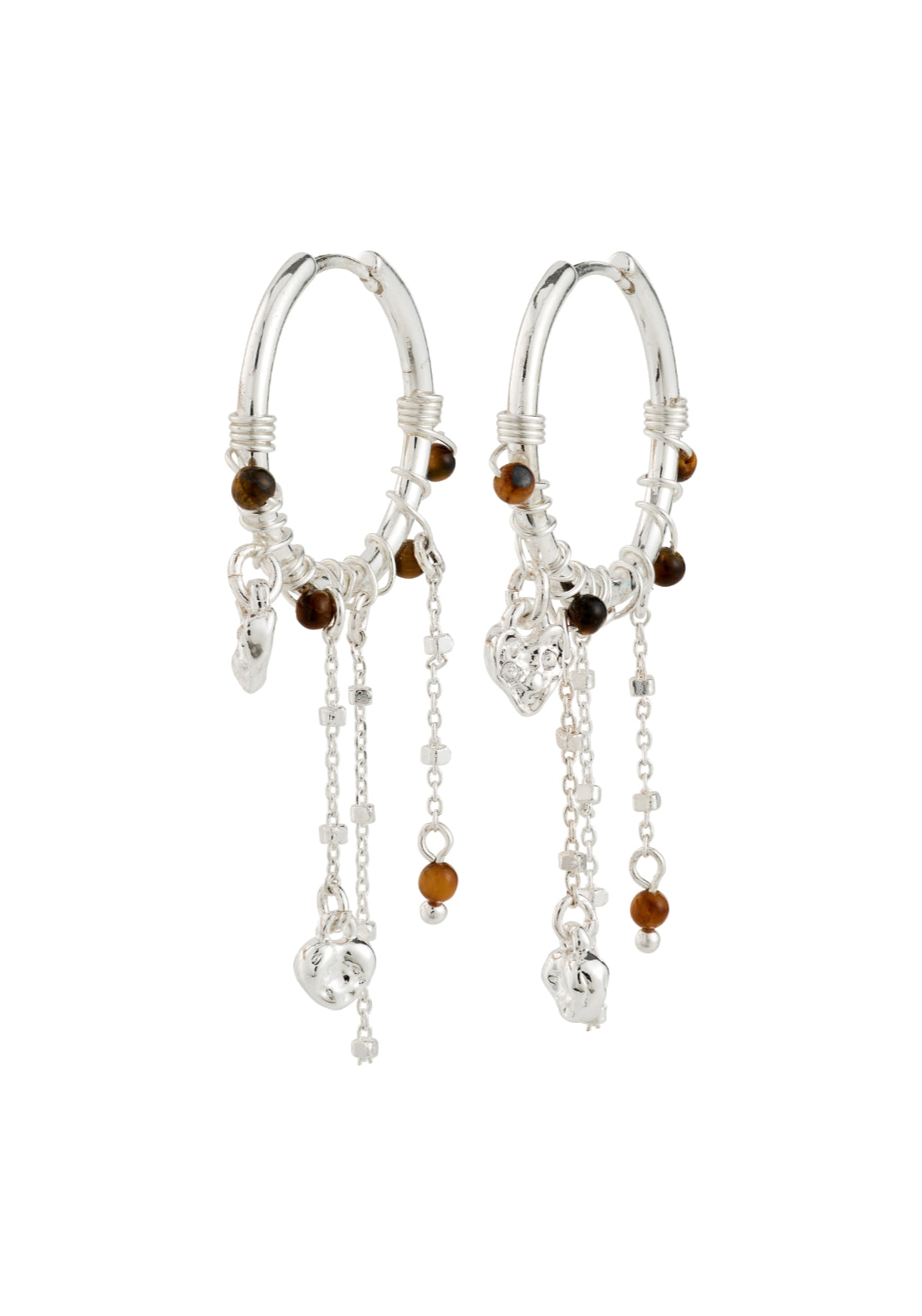Mylan Silver Plated Earrings - Silver