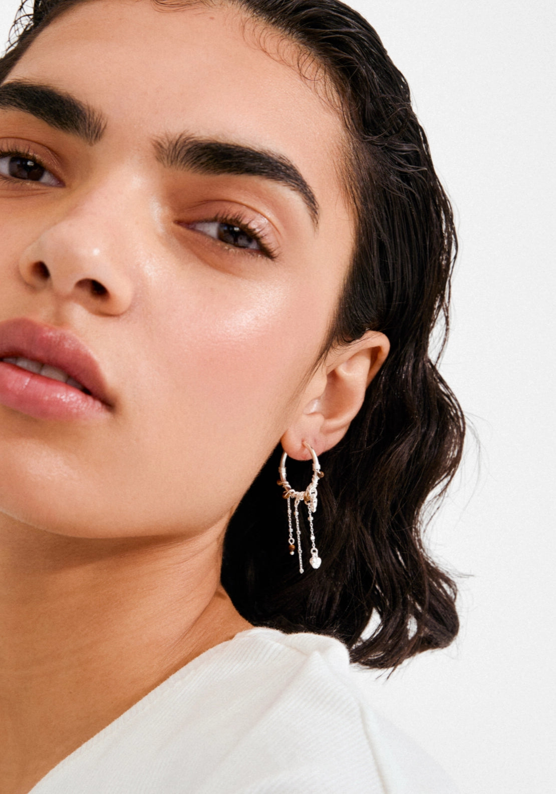 Mylan Silver Plated Earrings - Silver