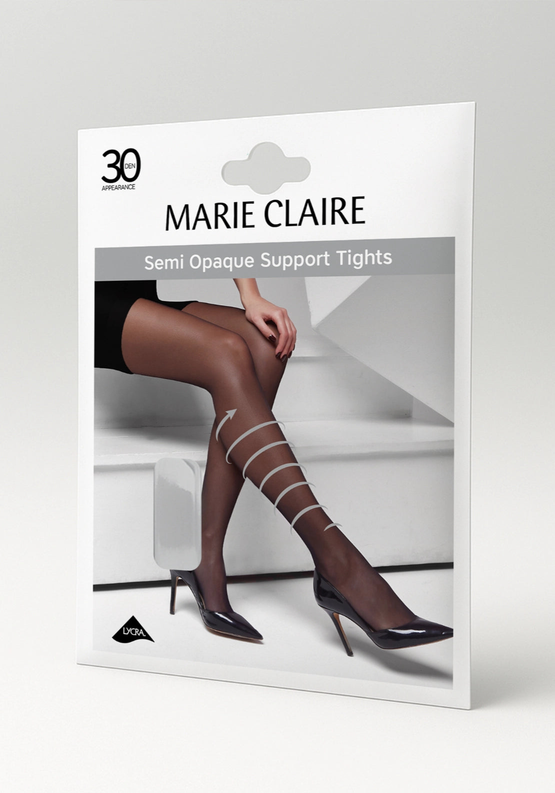 Marie Claire Leg Shaping 30 Denier Semi Opaque Tights - Beige 2 Shaws Department Stores
