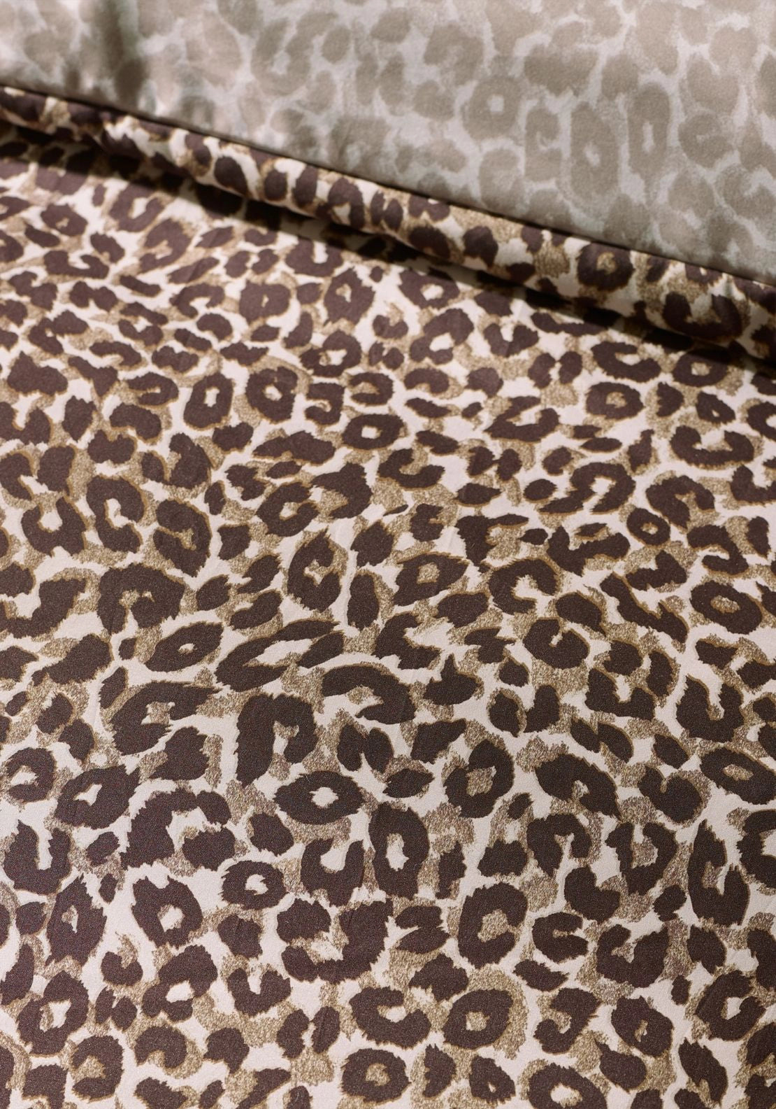 Animal Print So Soft Reversible Duvet Cover Set - Brown