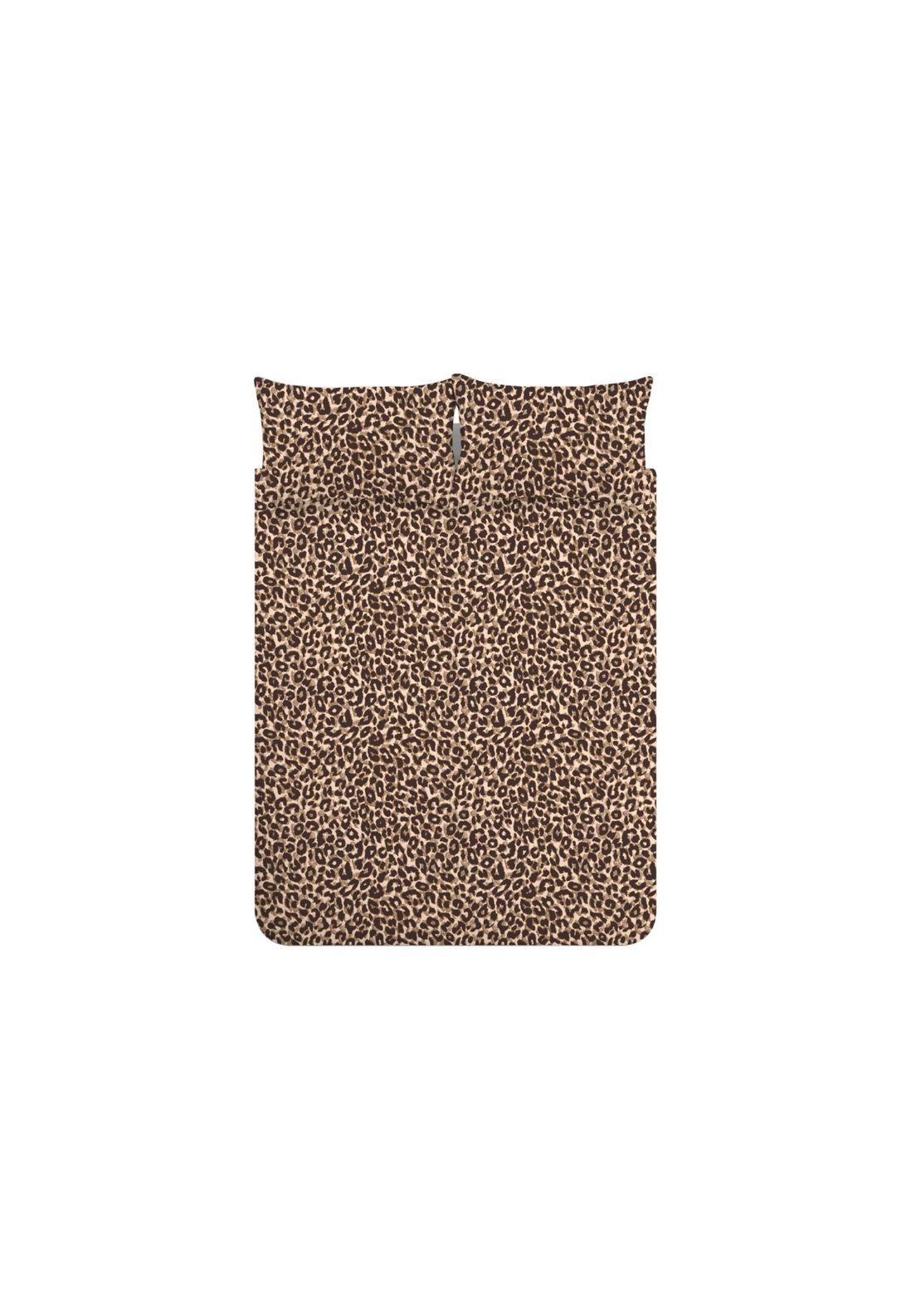 Animal Print So Soft Reversible Duvet Cover Set - Brown