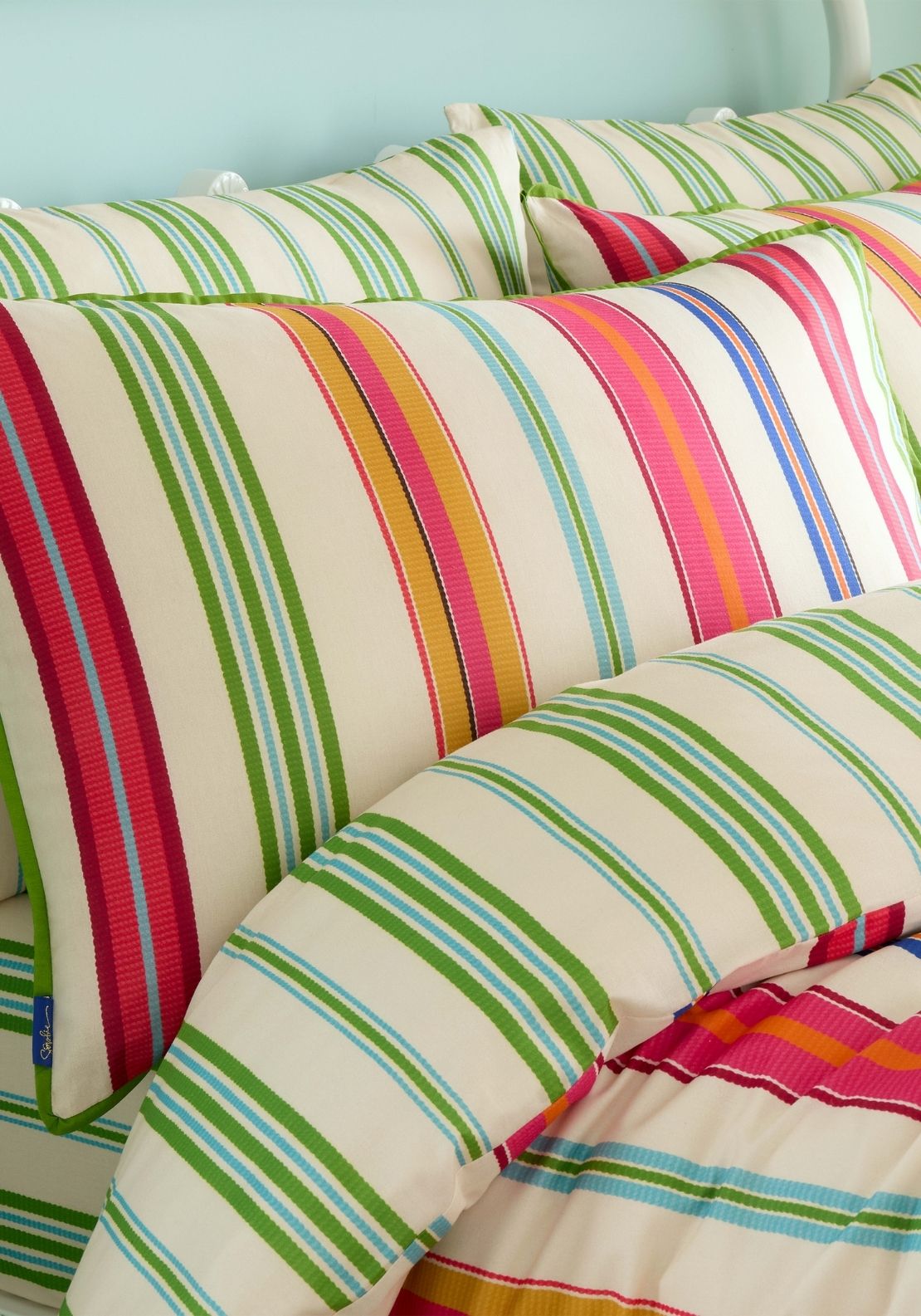 Sophie Robinson Sophie Stripe 100% Cotton Reversible Duvet Cover Set - Multi 3 Shaws Department Stores