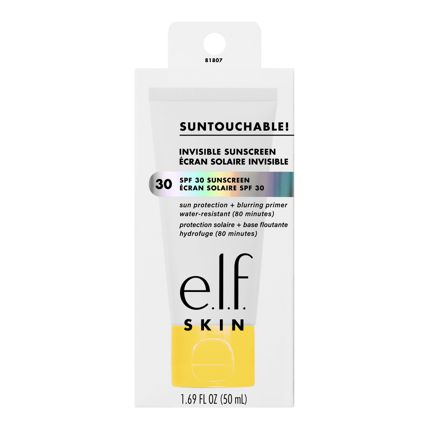 E.l.f SKIN Suntouchable! Invisible Sunscreen SPF 30 2 Shaws Department Stores