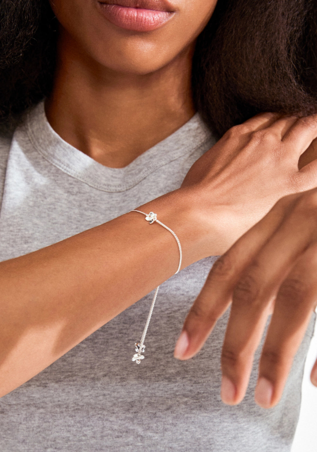 Ajani Silver Plated Bracelet - Silver