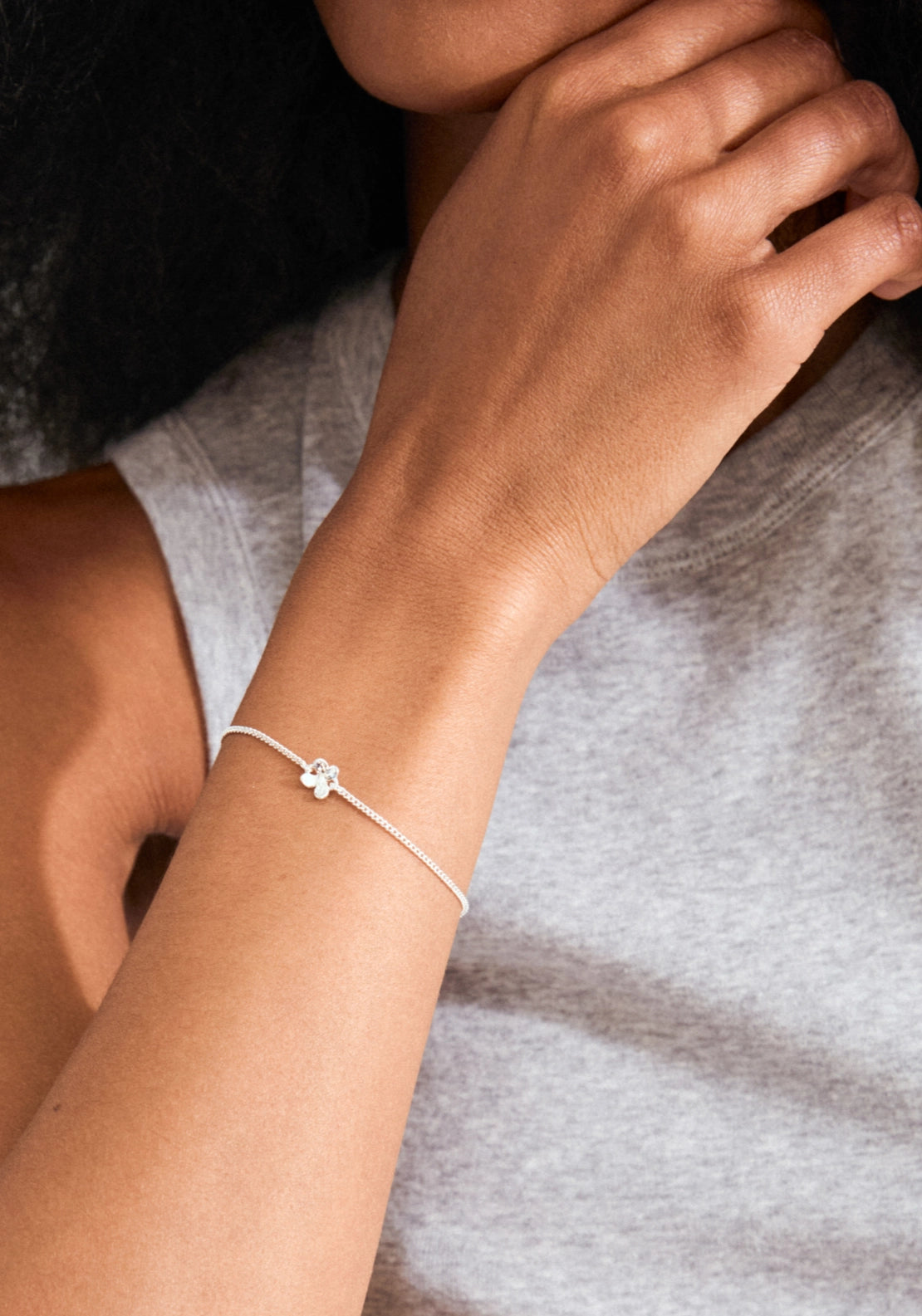 Ajani Silver Plated Bracelet - Silver