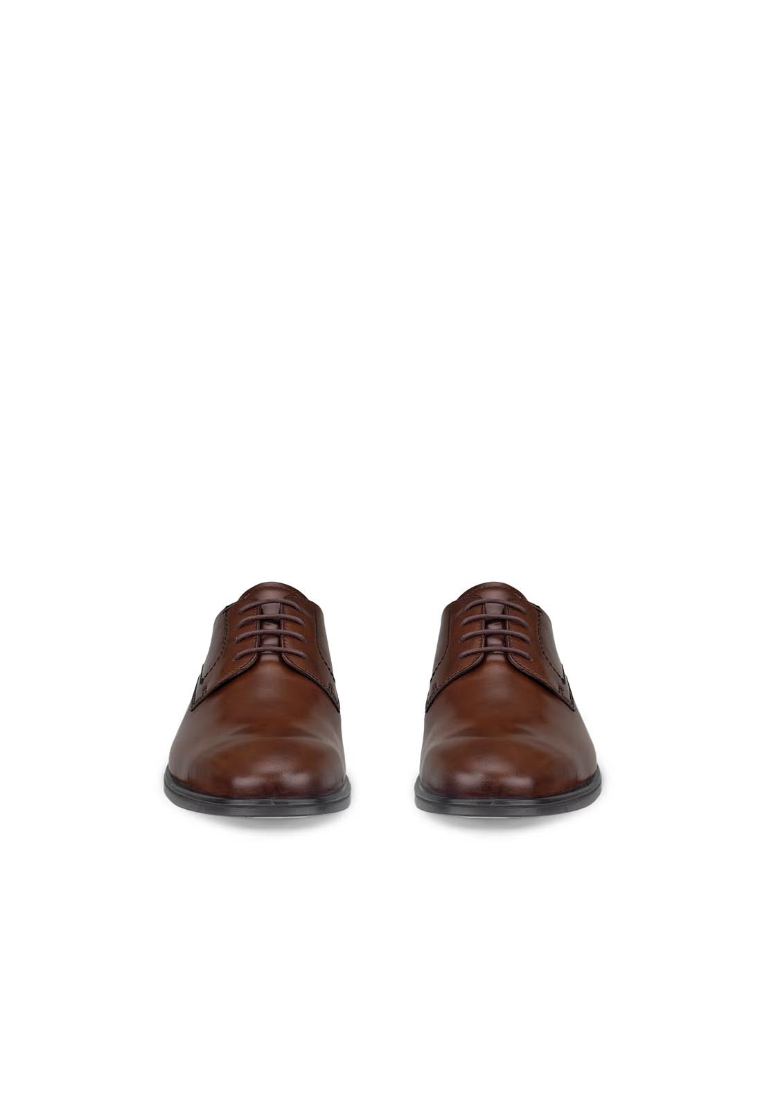 Ecco Melbourne Formal Lace Shoe - Brown 4 Shaws Department Stores