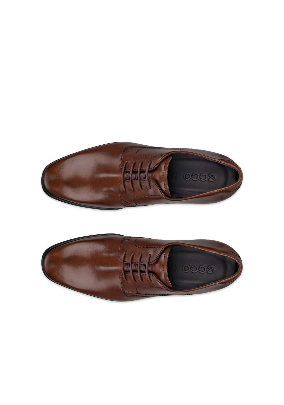 Ecco Melbourne Formal Lace Shoe - Brown 5 Shaws Department Stores