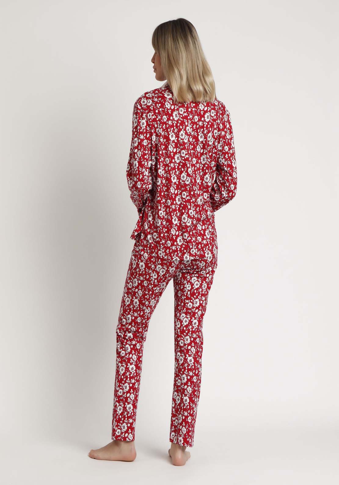 Admas Masculine Pj Flower Print - Red 3 Shaws Department Stores