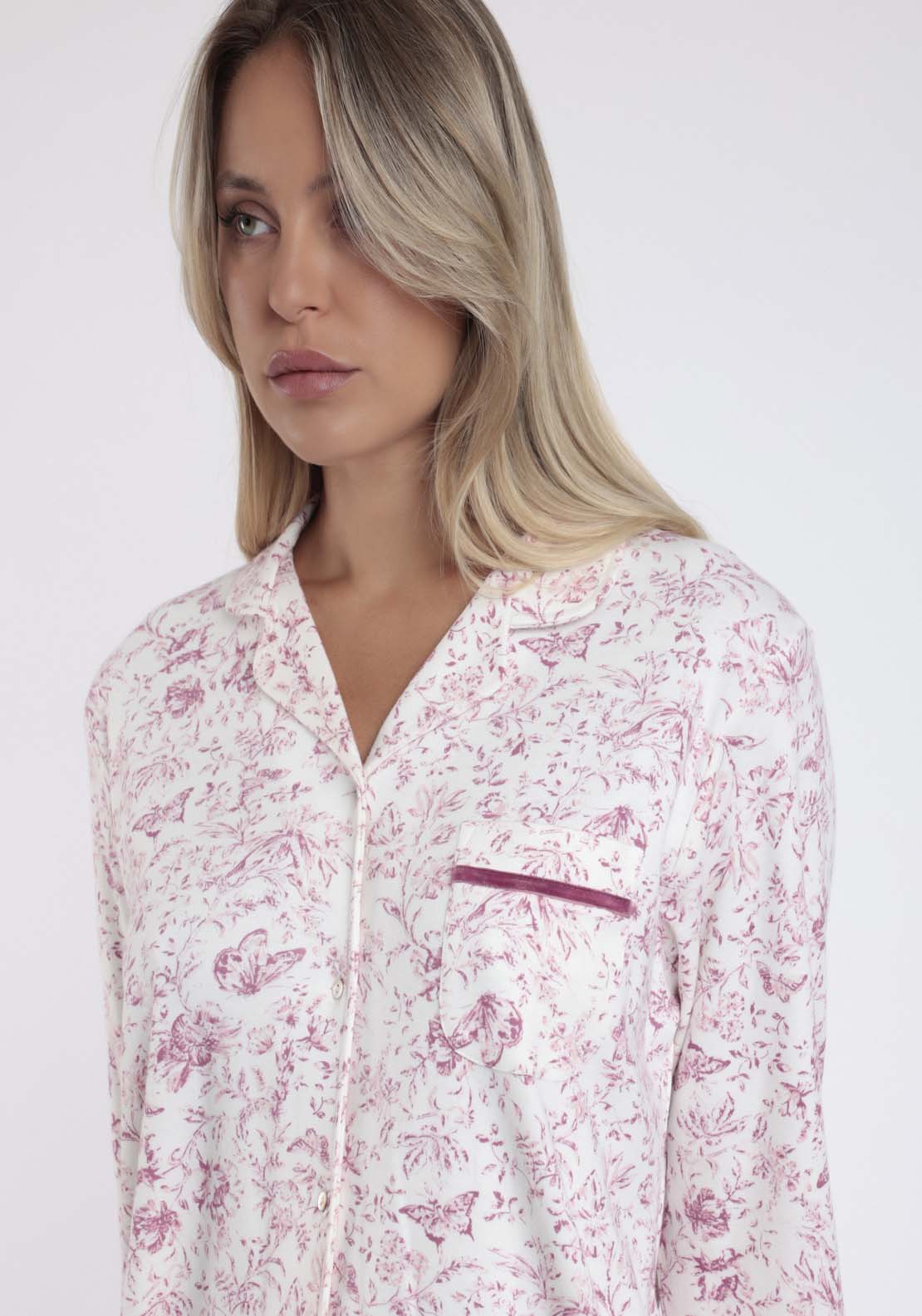Admas Masculine Floral Pj - Rose 2 Shaws Department Stores