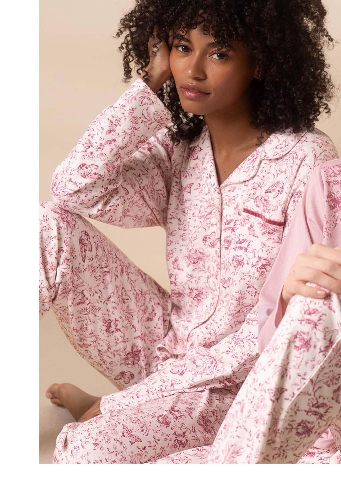 Admas Masculine Floral Pj - Rose 1 Shaws Department Stores