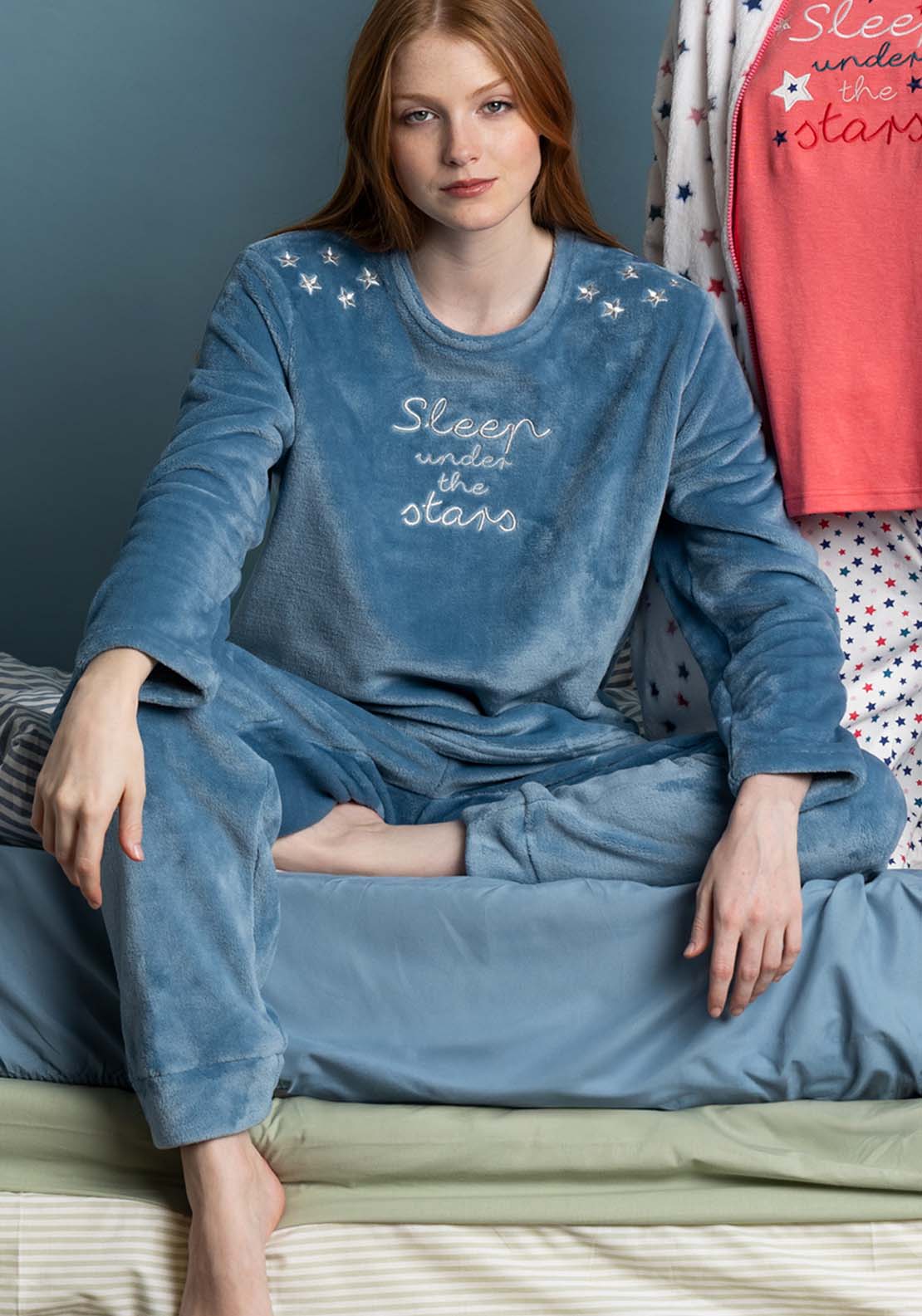 Admas Sleep Under The Stars Fleece - Blue 1 Shaws Department Stores