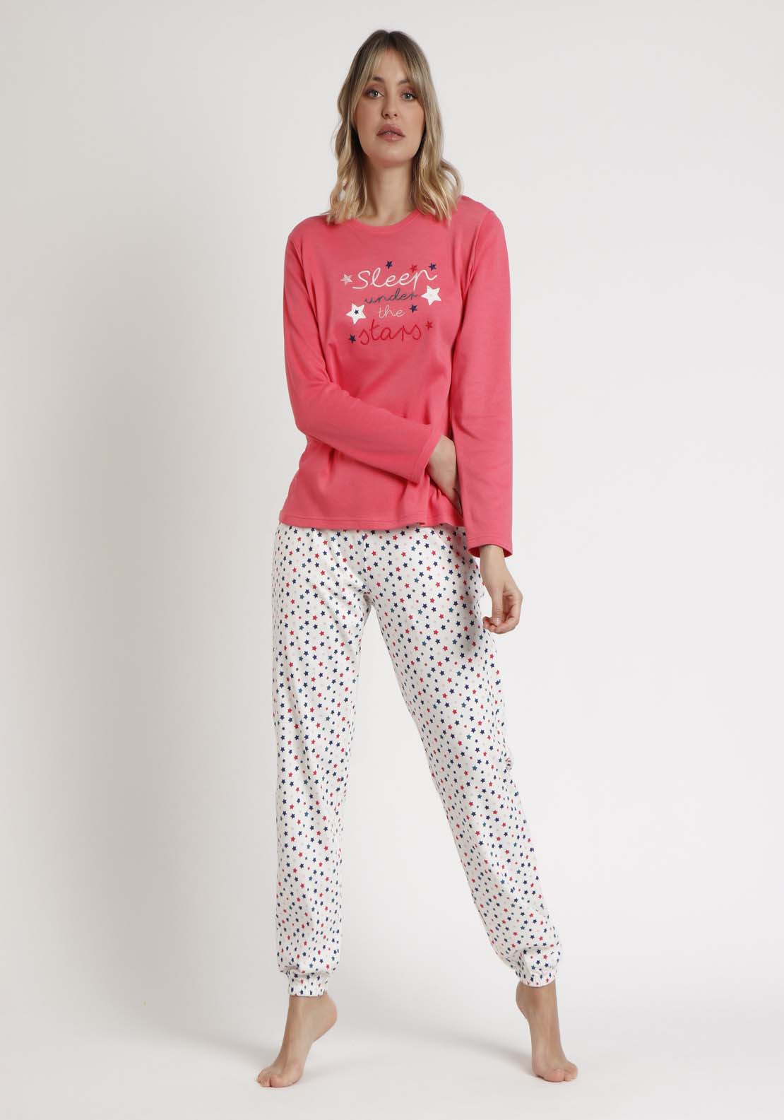 Admas Sleep Under The Stars Fleece - Coral 1 Shaws Department Stores