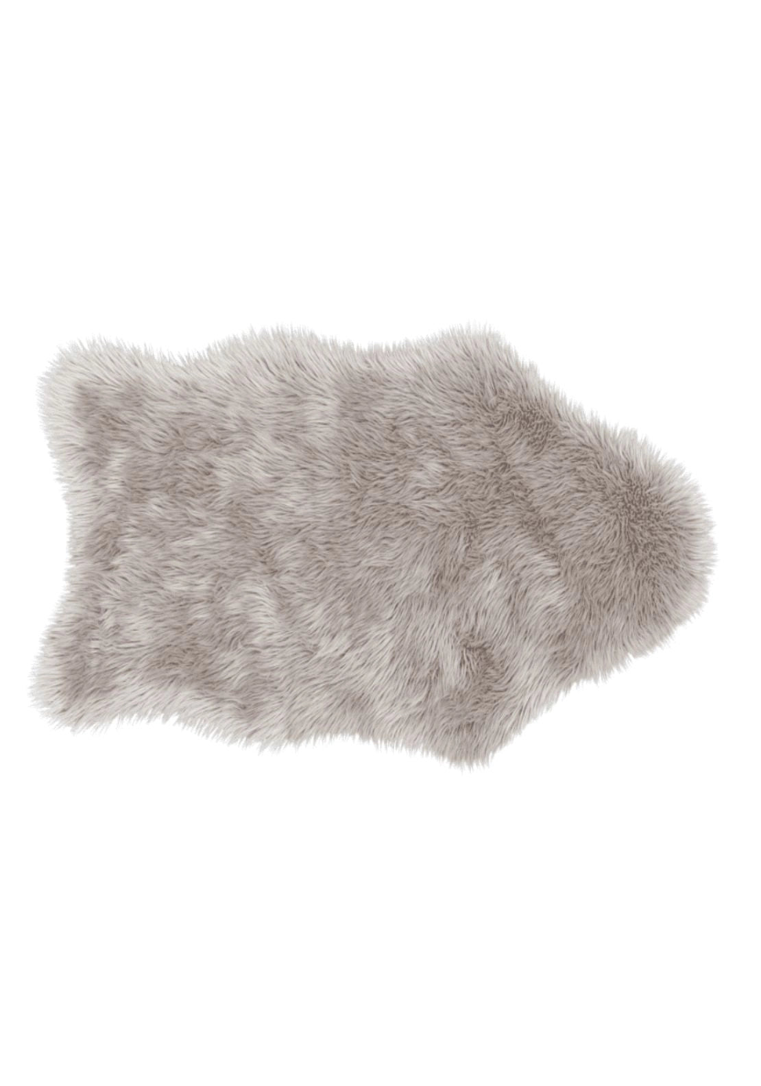 Mia Faux Fur Sheepskin Rug - Grey