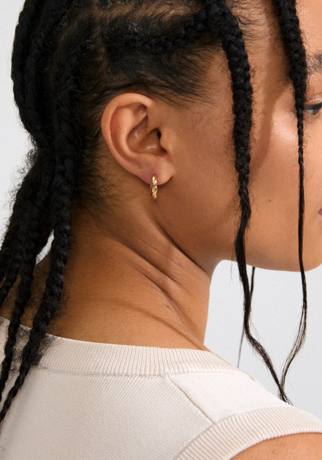 Declan Gold Plated Earrings - Gold