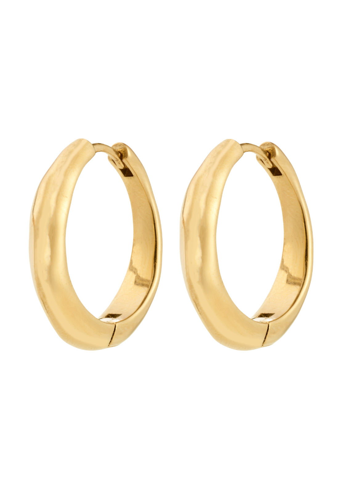 Harrison Gold Plated Hoop Earrings - Gold