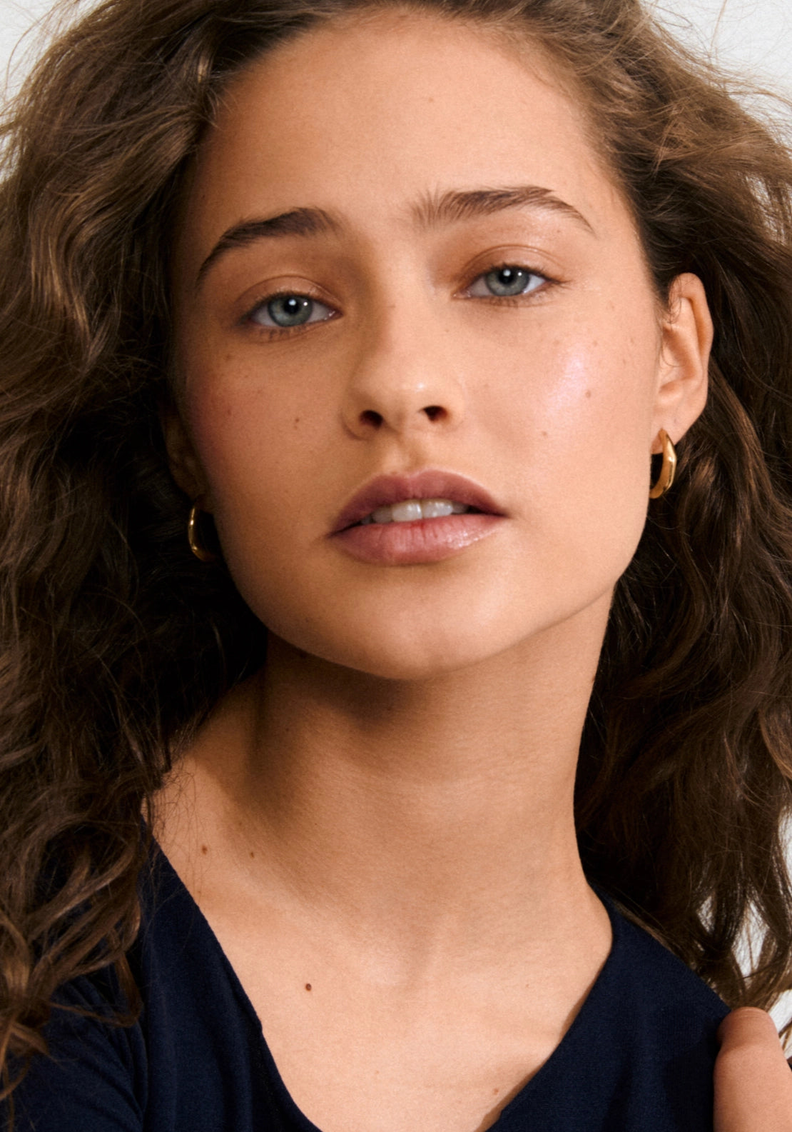 Harrison Gold Plated Hoop Earrings - Gold
