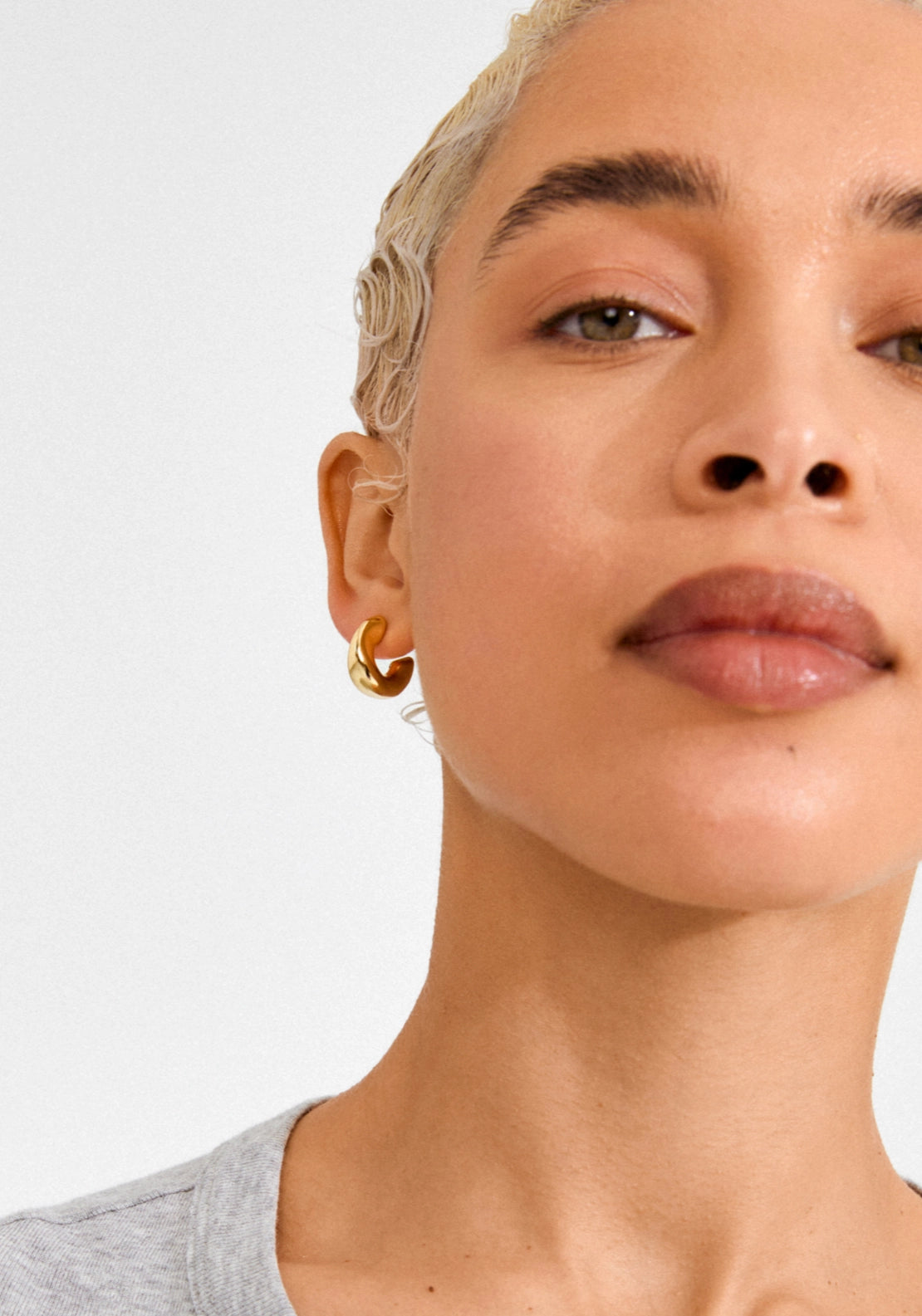 Jennings Gold Plated Hoop Earrings - Gold