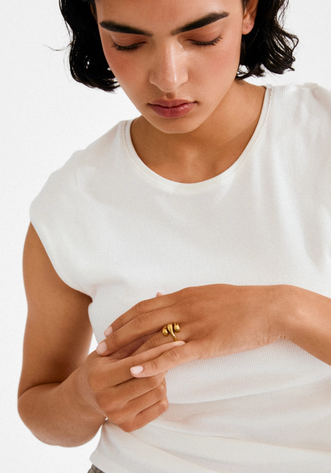 Jennings Gold Plated Ring - Gold