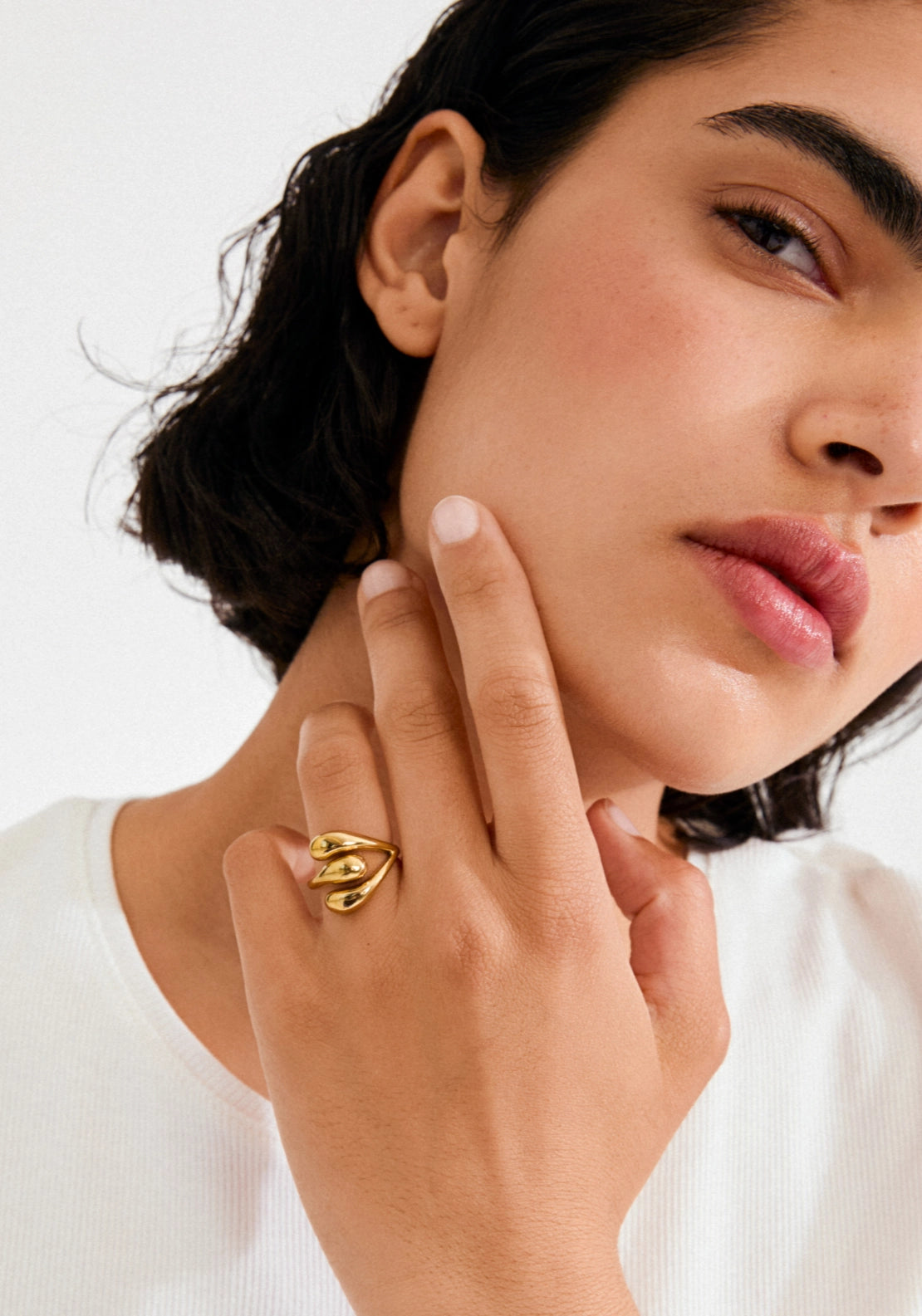 Jennings Gold Plated Ring - Gold