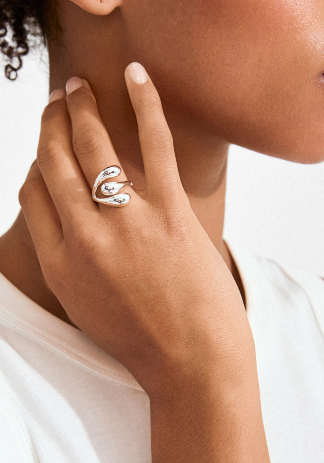 Jennings Silver Plated Ring - Silver