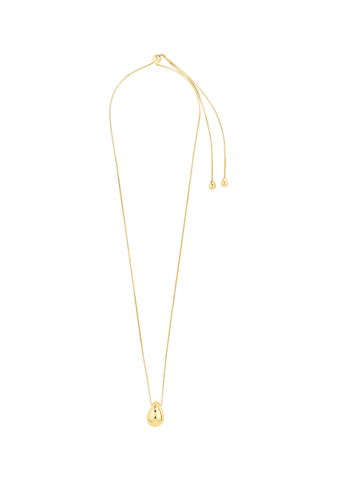 Kaisyn Gold Plated Drop Pendant Necklace - Gold