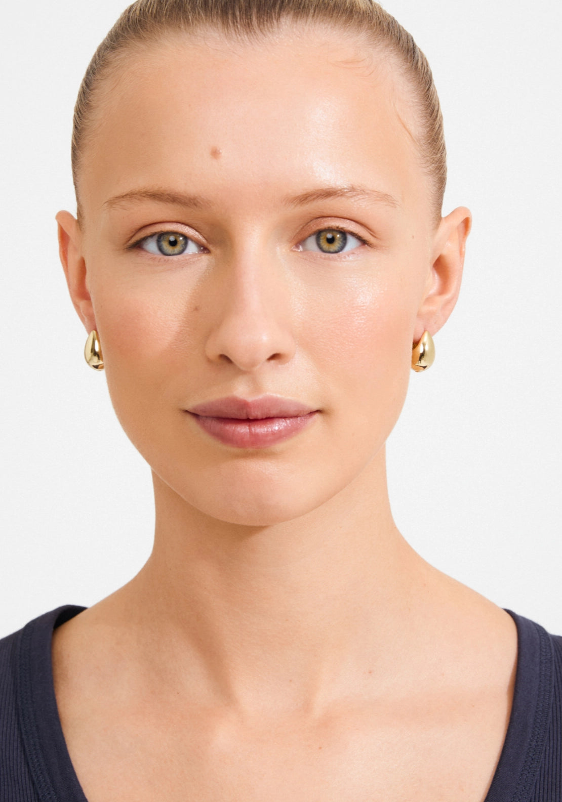 Kaisyn Gold Plated Drop Earrings - Gold