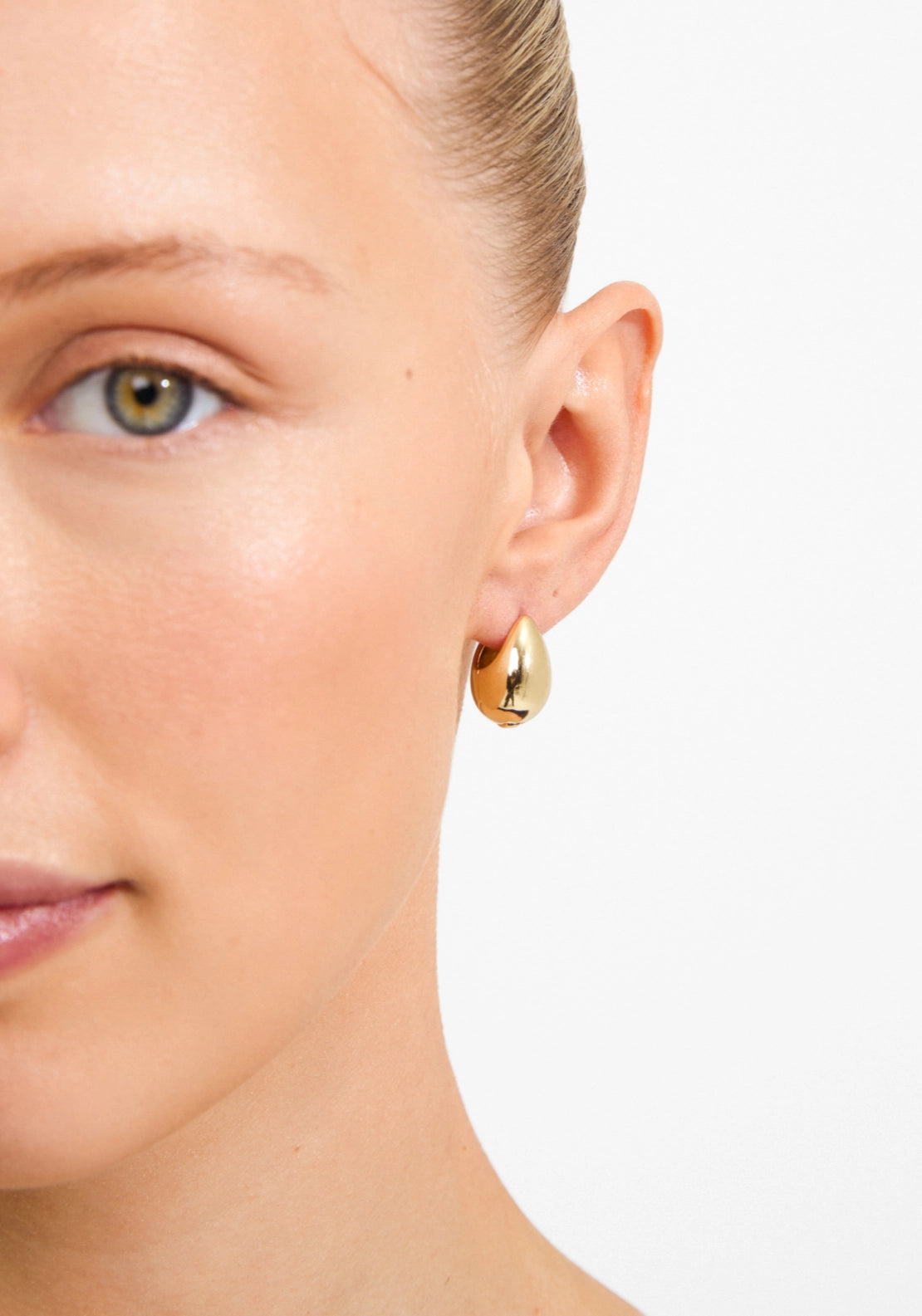 Kaisyn Gold Plated Drop Earrings - Gold