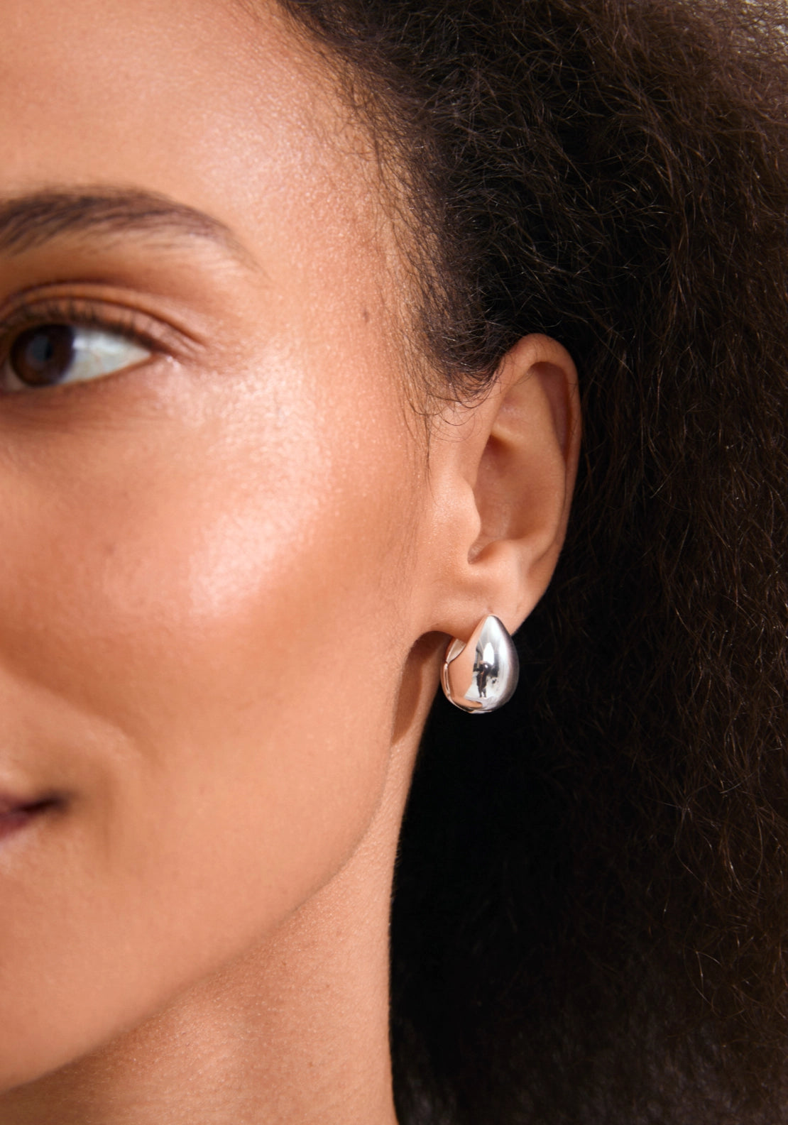 Kaisyn Silver Plated Drop Earrings - Silver
