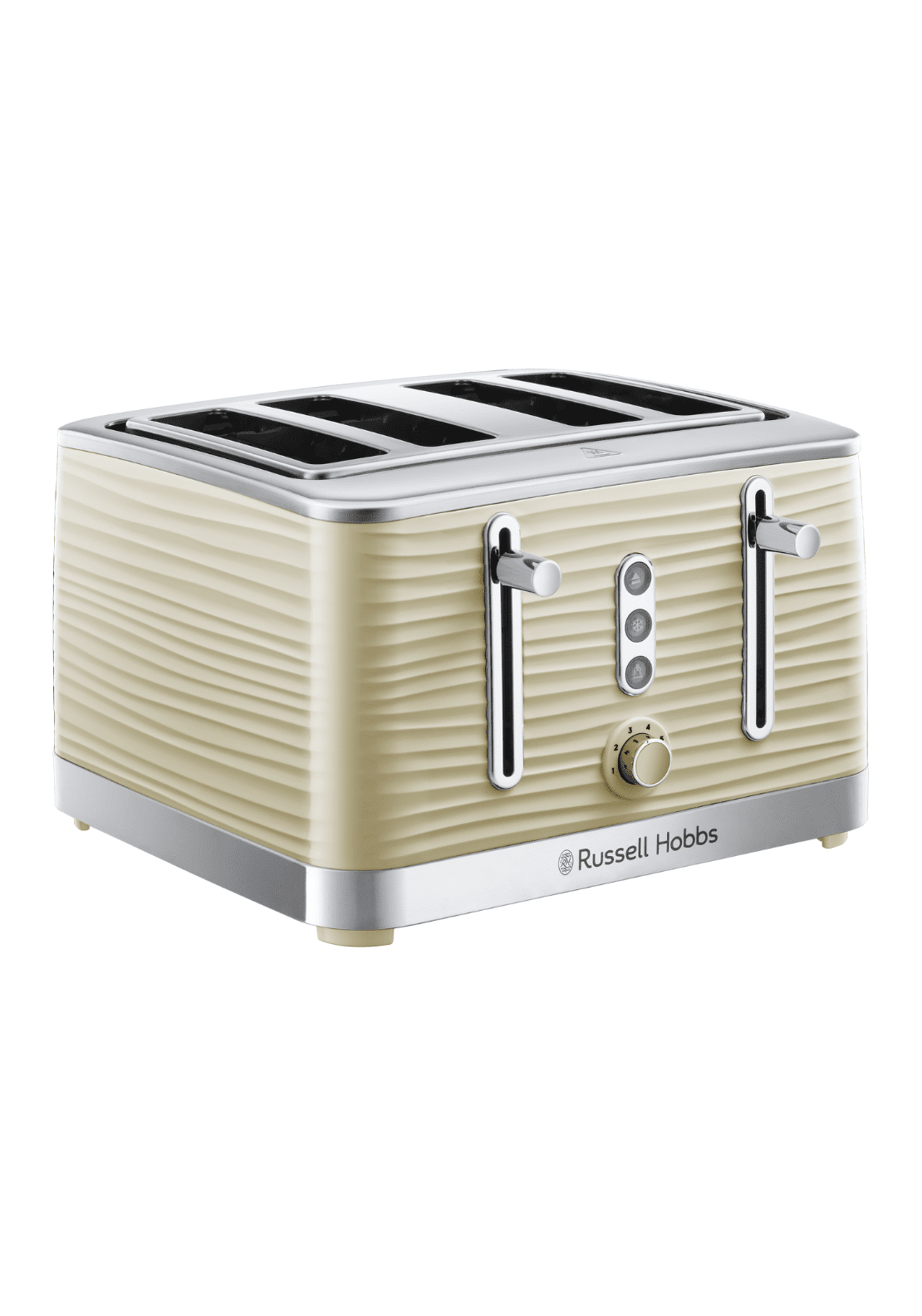 Russell Hobbs Inspire 4 Slice Toaster - Cream 1 Shaws Department Stores