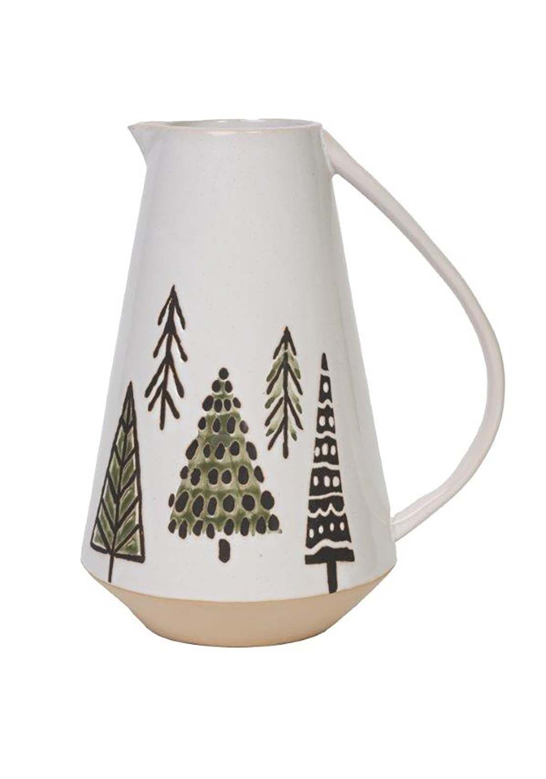 The Home Christmas Jug With Tree Design 1 Shaws Department Stores