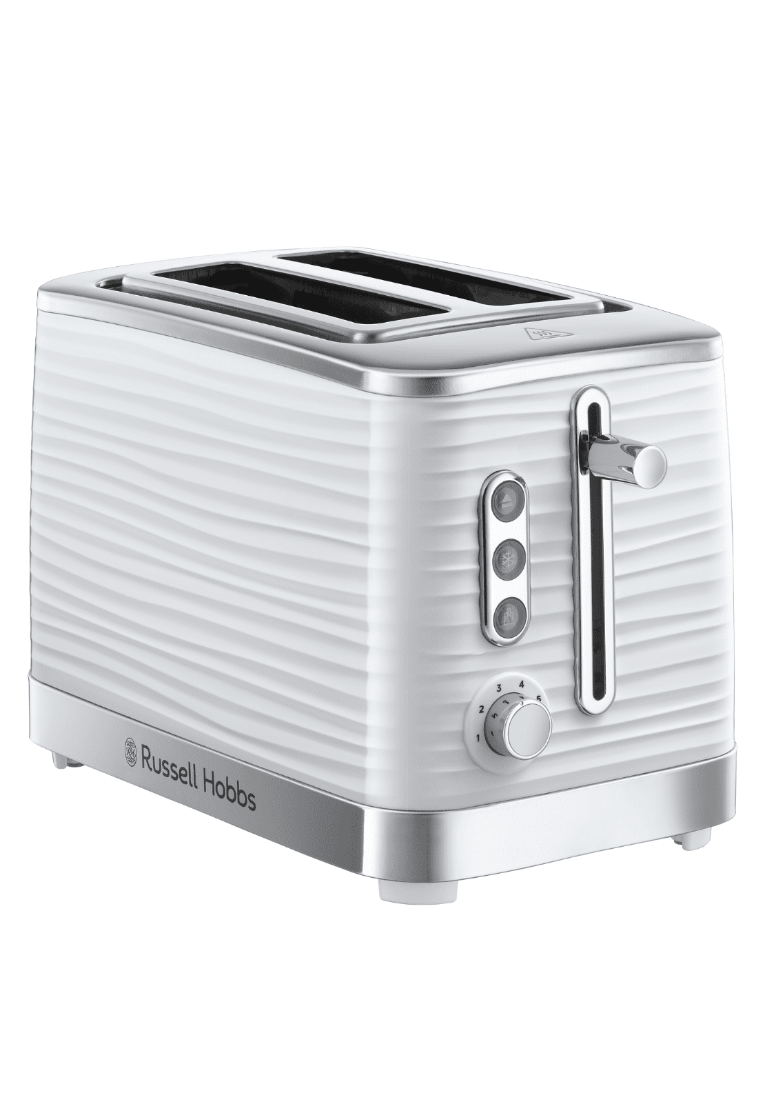 Russell Hobbs Inspire 4 Slice Toaster -White 1 Shaws Department Stores