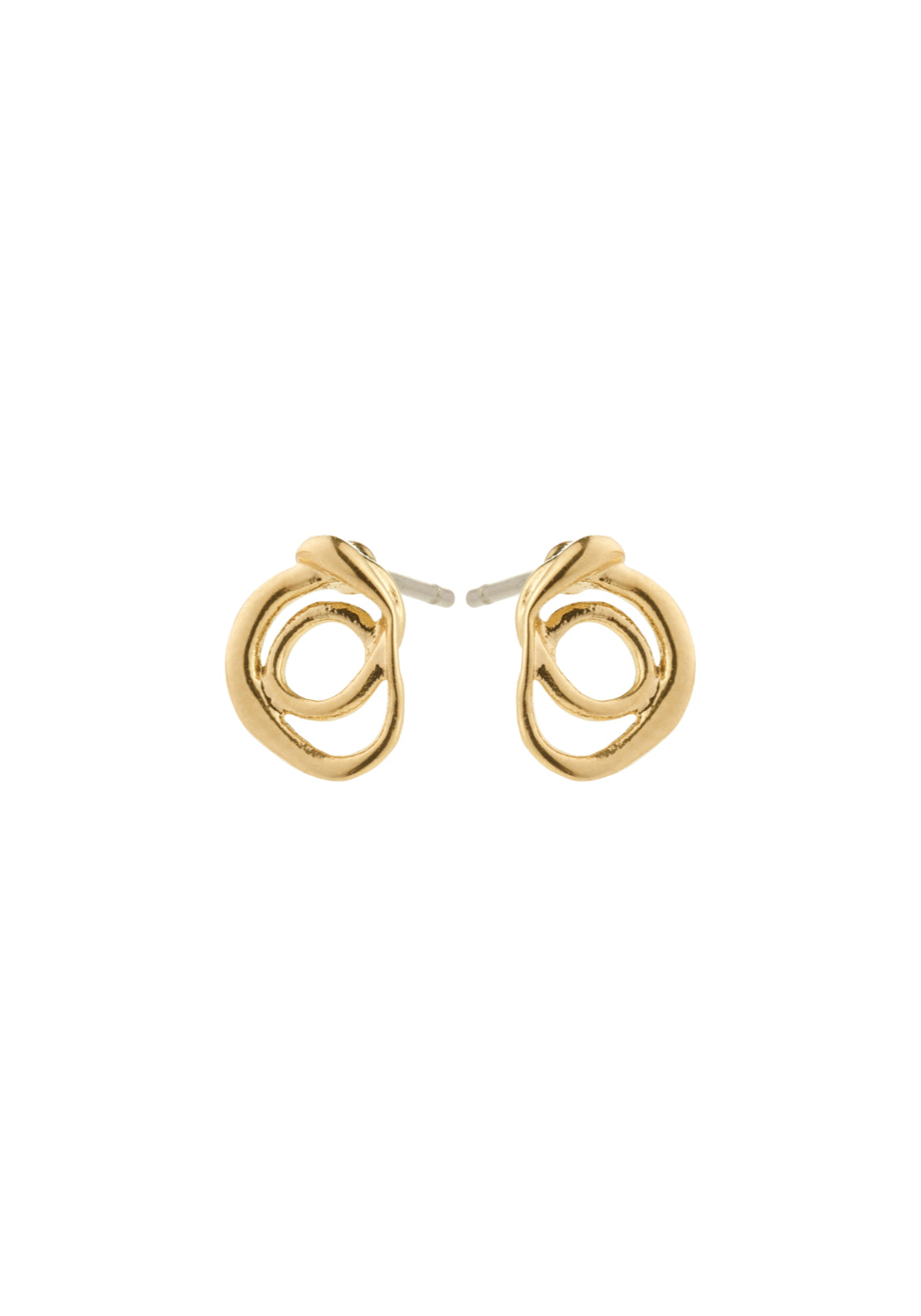 Diego Gold Plated Earrings - Gold