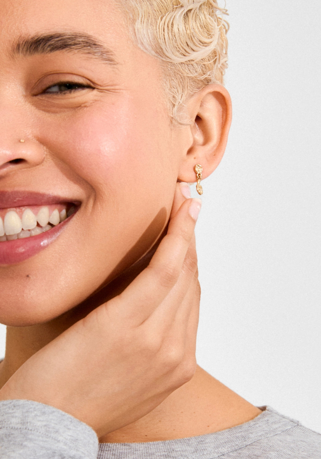 Eliyah Gold Plated Earrings - Gold