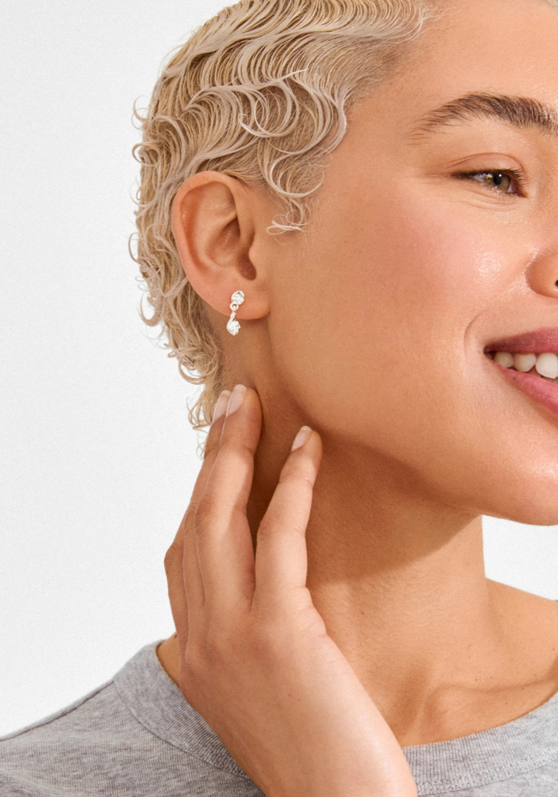 Eliyah Silver Plated Earrings - Silver