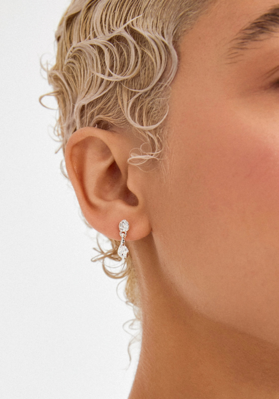 Eliyah Silver Plated Earrings - Silver