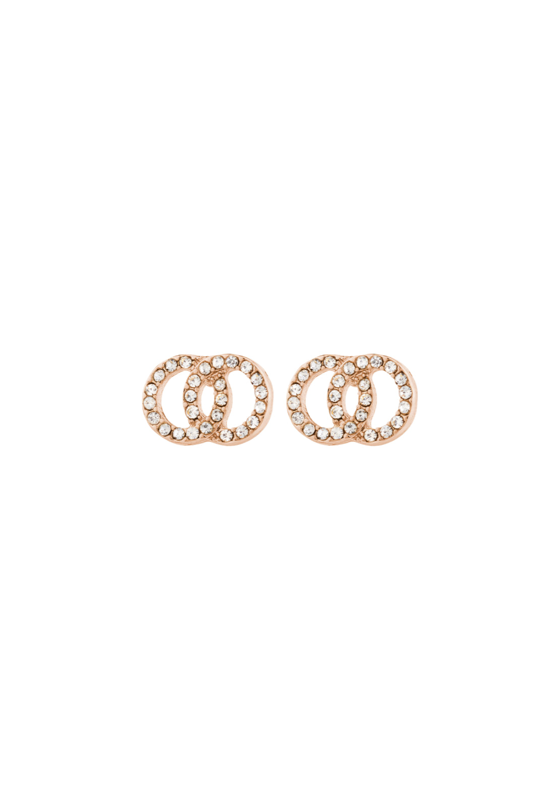 Jolina Rose Gold Plated Recycled Earrings - Rose Gold