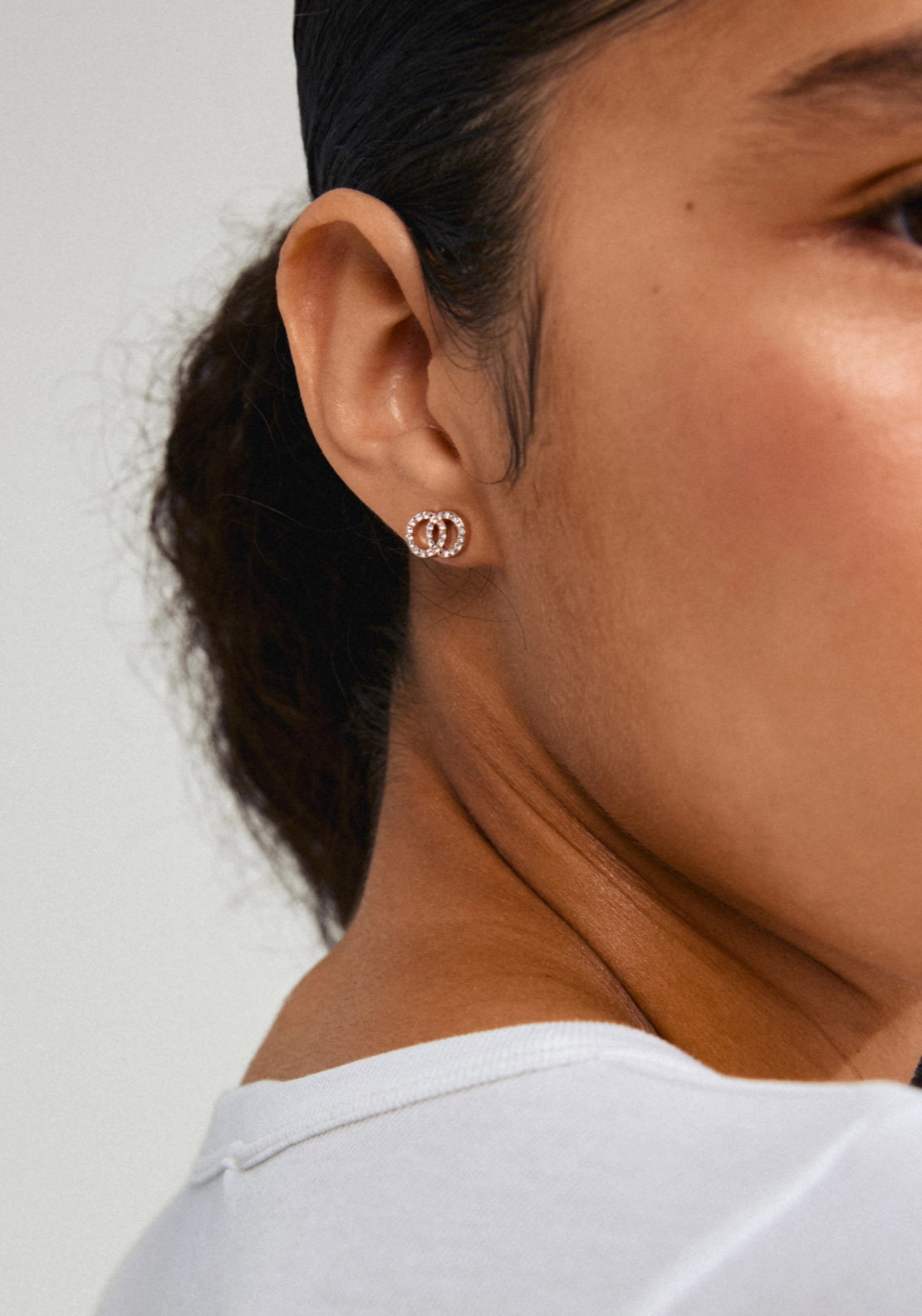 Jolina Rose Gold Plated Recycled Earrings - Rose Gold