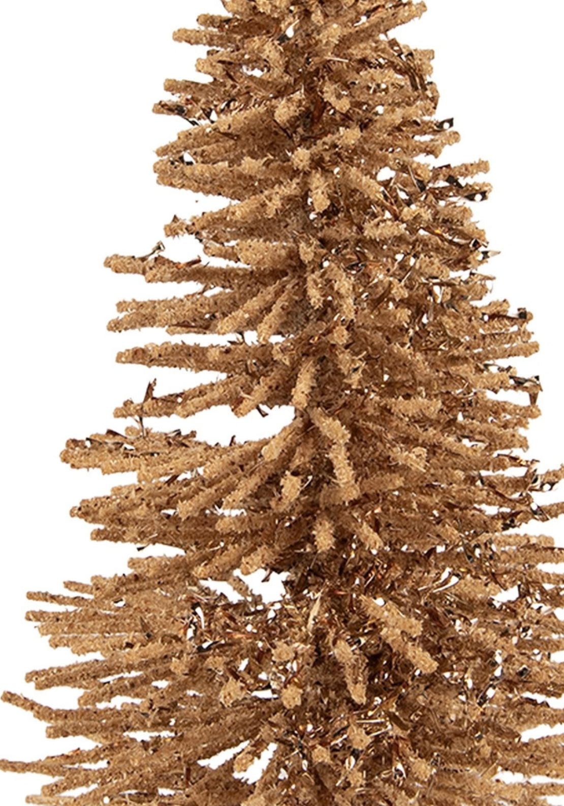 Christmas Tree Figurine Decoration 25cm - Gold
