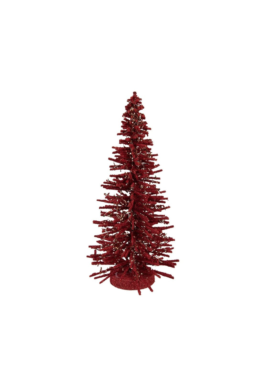 Christmas Tree Figurine Decoration 25cm - Red