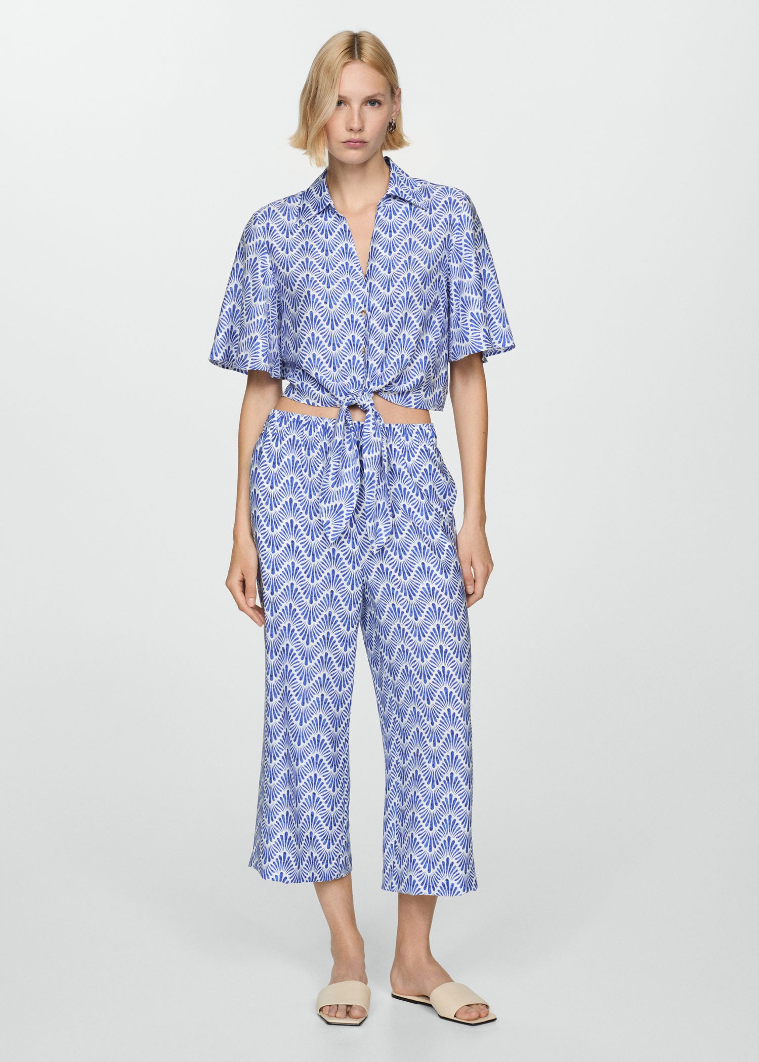 Mango Knot printed shirt 2 Shaws Department Stores