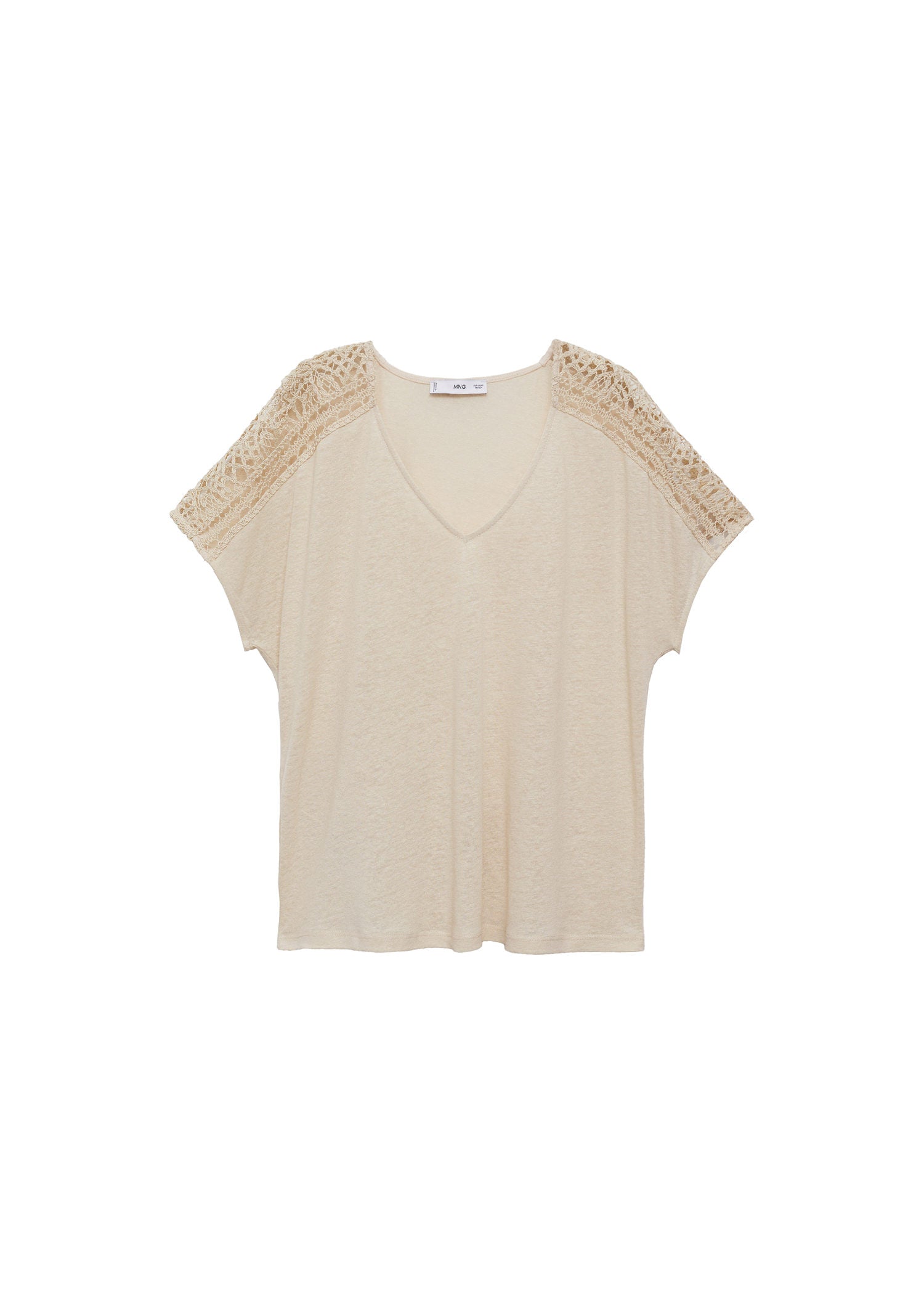 Mango Openwork details T-shirt 6 Shaws Department Stores