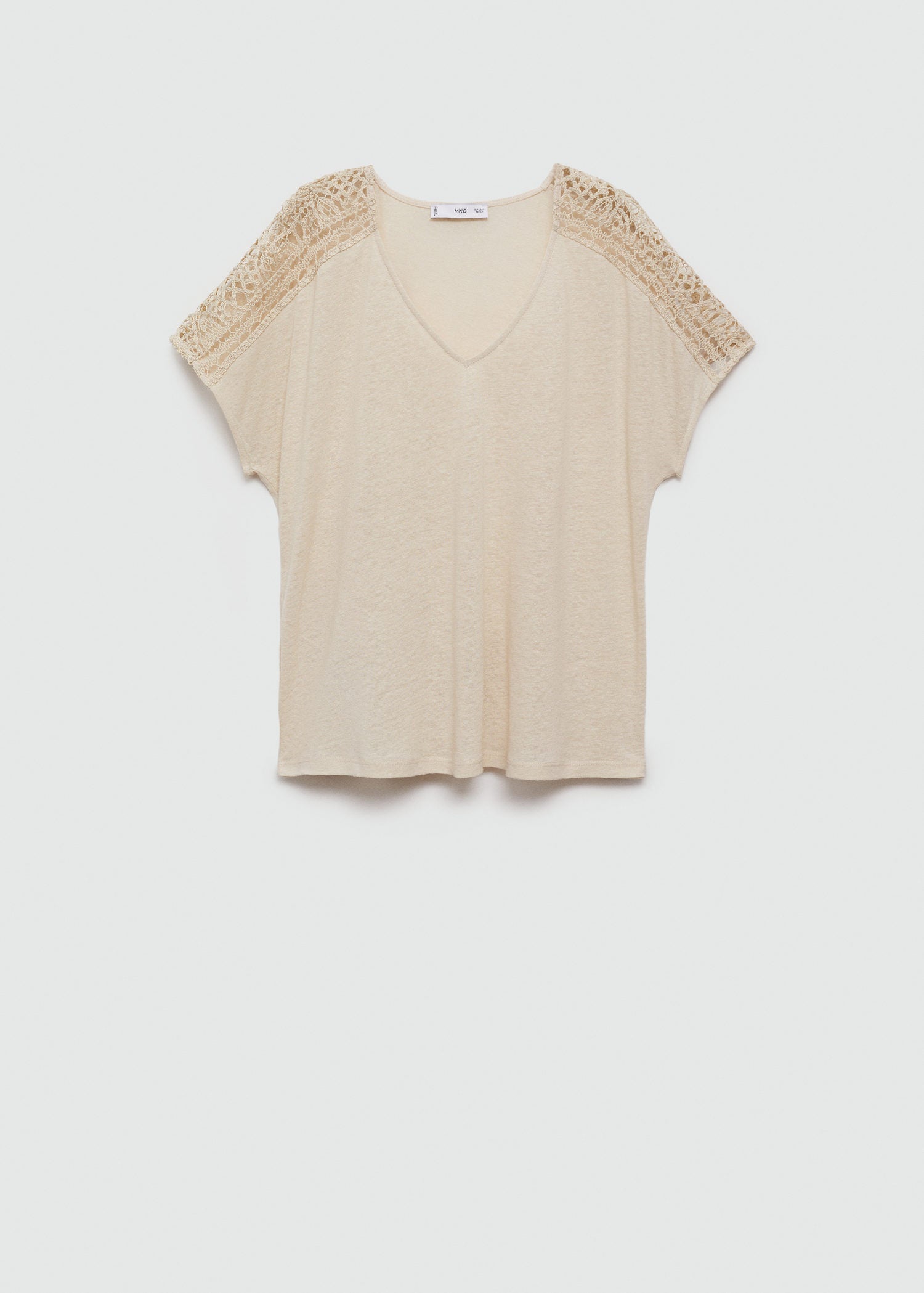 Mango Openwork details T-shirt 7 Shaws Department Stores