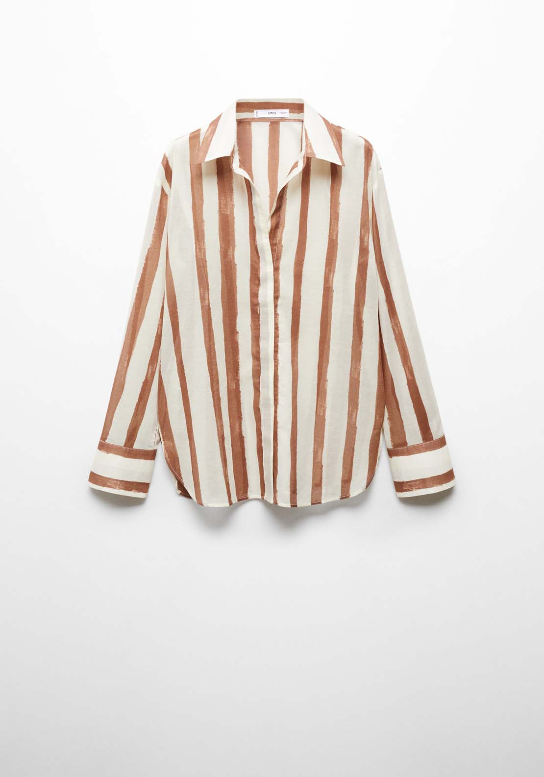 Mango 100% cotton striped shirt 7 Shaws Department Stores